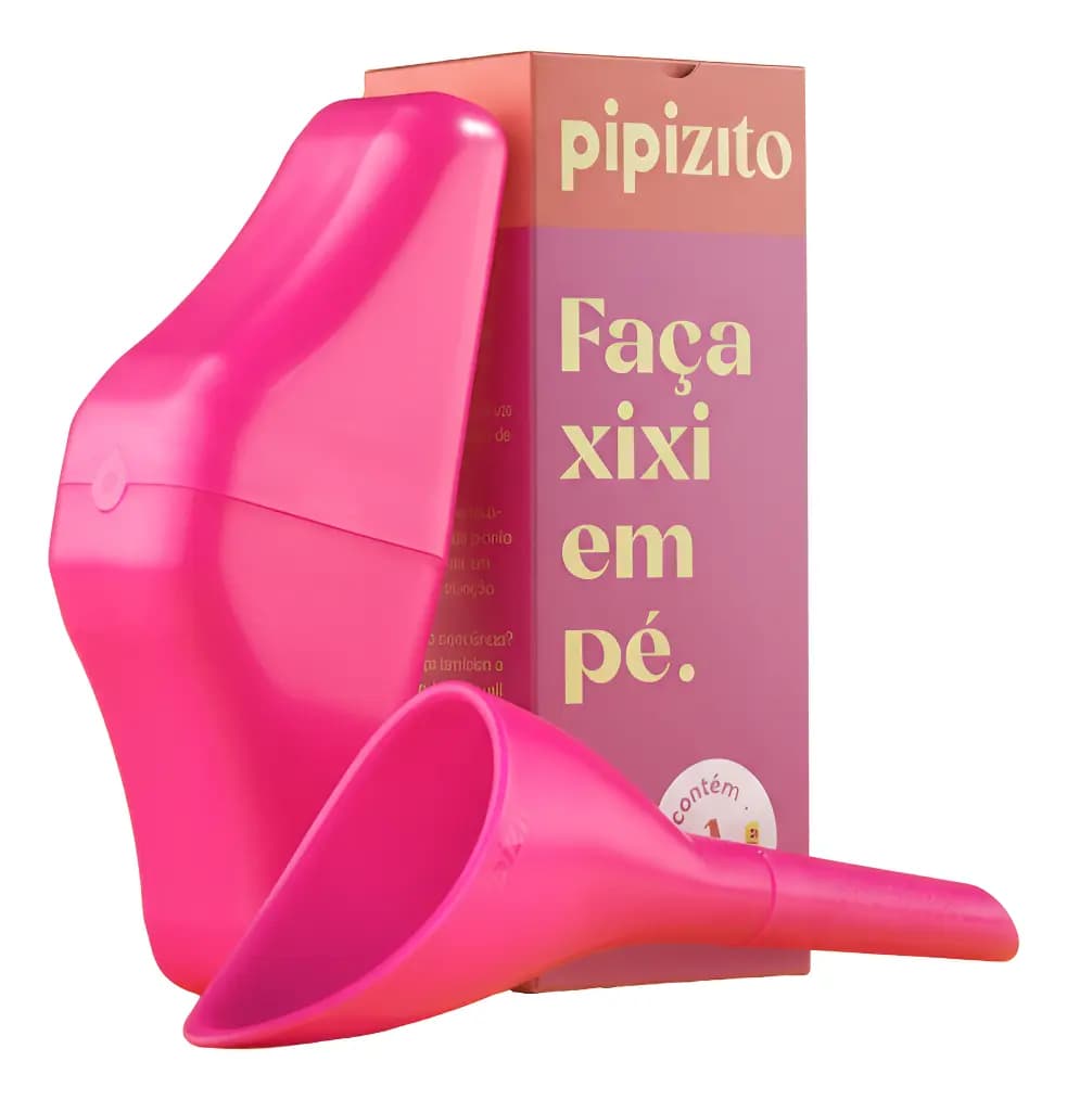 Pipizito Funil Urinario Reutilizavel Rosa