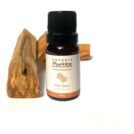 Óleo Essencial Palo Santo Empório Muritiba Frasco Âmbar 10ml
