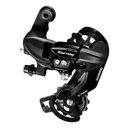 Shimano Rd-ty300 Sgs Câmbio Traseiro Tourney 6/7v Sem Gancheira Cor Preto