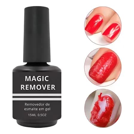 Magic Remover Removedor Esmalte Gel Manicure Real Lovehelen