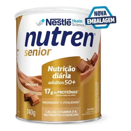 Composto Lácteo Chocolate Nutren Senior Lata 740g