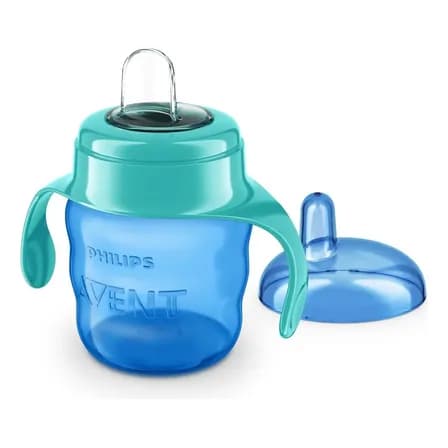 Copo Transição Easy Sip 6m+ Scf551/05 Philips Avent Azul Ondulado