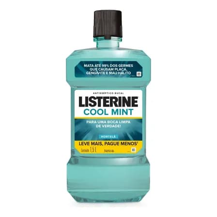 Listerine Refrescância Intensa Cool Mint 1500ml De Hortelã