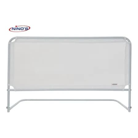 Grade Para Proteção De Cama Simples Dobrável Branca Ninos Cor Branco Liso