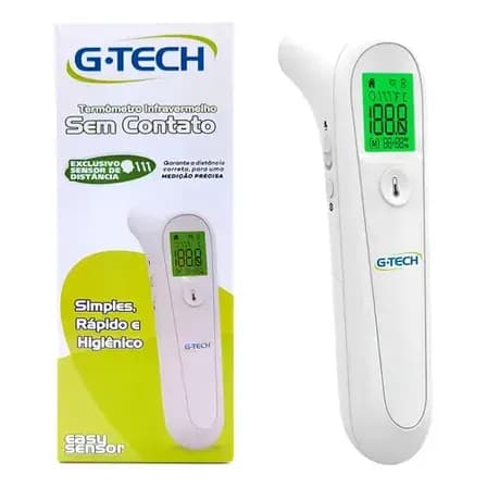 Termômetro Infravermelho Sem Contato Easy Sensor G-tech Thgtsc3 Cor Branco