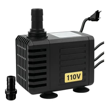 Bomba Submersa 1000l/h Lagos Bombinha Recalque Fontes Aquários Cascata Chafariz Motor Água Doce Salgada Marinho Fonte Hidroponia Aquaponia - 110v 127v