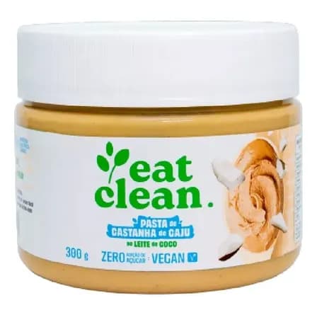 Pasta De Castanha De Caju Ao Leite De Coco Eat Clean 300g