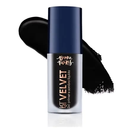Bt Velvet 2x1 - Sombra Líquida Primer Bruna Tavares Cor Black