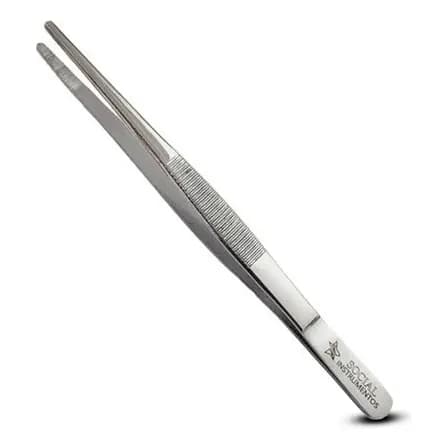 Pinça Anatômica Dissecção 14cm Aço Inox
