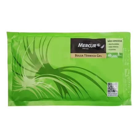Bolsa Térmica Gel Quente Ou Fria Não Congela Mercur Média Verde