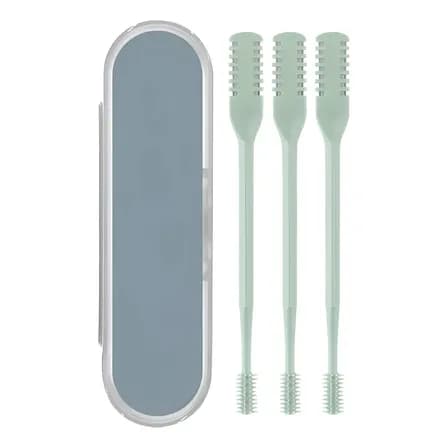 Aparador Manual Portátil De Pelos Nasais 2 Em 1 Feminino Cor Verde