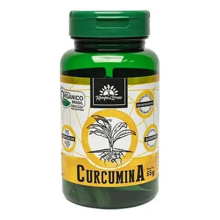 Curcumina Orgânica Cúrcuma Em Cápsula 600mg 90cps 100% Pura