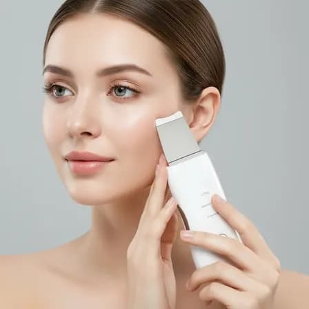 Aparelho Peeling Ultrasônico C/ Ionização Tira Cravos 2 Em 1 Da Chocoforma