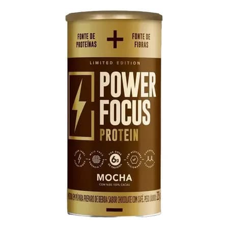 Proteína Solúvel Power Focus Energy Mocha 225g Energia Foco