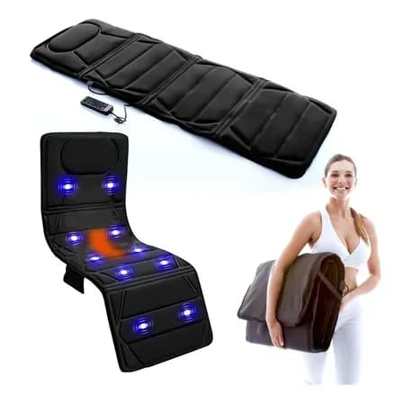 Esteira Massageadora Com Aquecimento E Vibração Relaxmedic Preto 127/220v