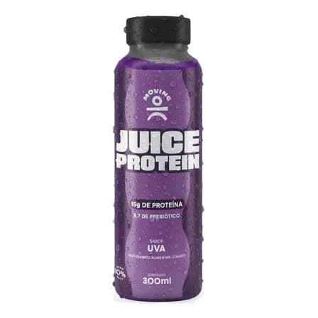 Moving Juice Suco 15g Proteína + Prebiótico Uva 300ml