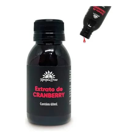 Extrato De Cranberry Pura Natural 60ml Kampo Ervas