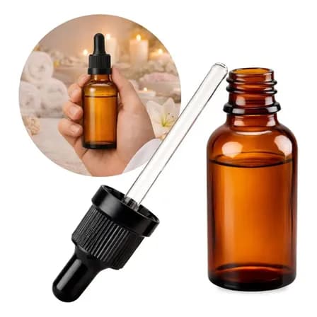 30 Unid. Frasco Vidro Âmbar 30ml Conta Gotas Preto Completo