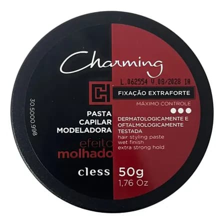 Pasta Capilar Modeladora Charming Extra Forte Efeito Molhado 50g - Cless