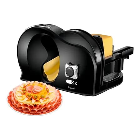 Multifatiador Oz Fa4615 Fatiador Elétrico Cortador De Frios Embutidos 150w Preto 127v